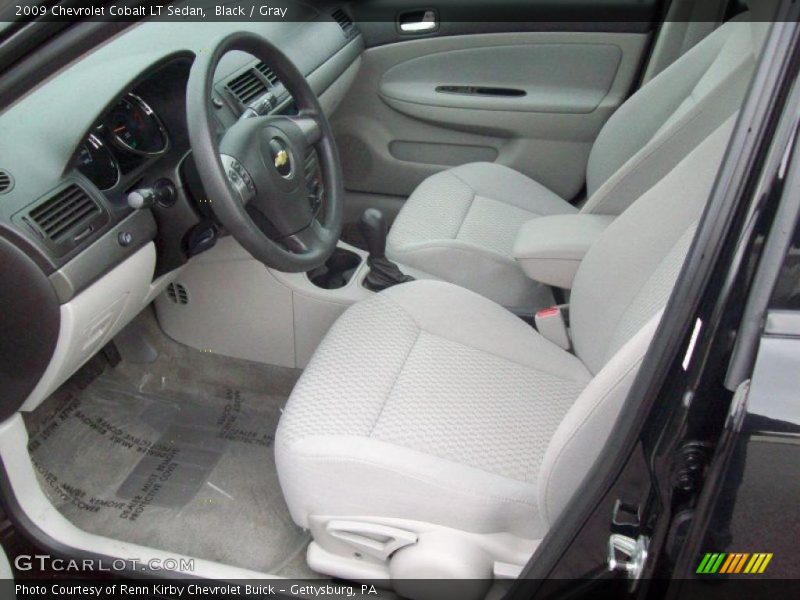 Black / Gray 2009 Chevrolet Cobalt LT Sedan