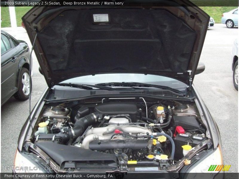 Deep Bronze Metallic / Warm Ivory 2009 Subaru Legacy 2.5i Sedan