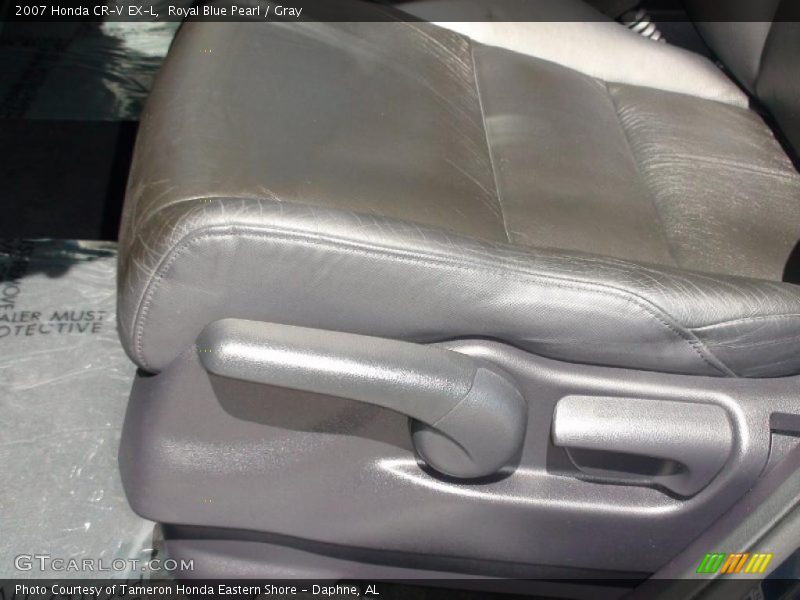 Royal Blue Pearl / Gray 2007 Honda CR-V EX-L