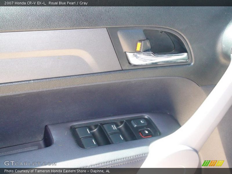 Royal Blue Pearl / Gray 2007 Honda CR-V EX-L
