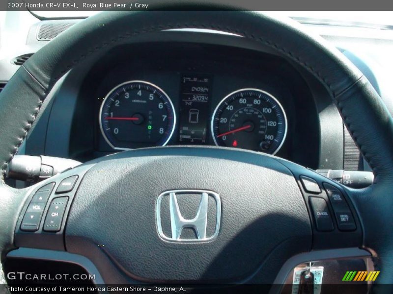 Royal Blue Pearl / Gray 2007 Honda CR-V EX-L