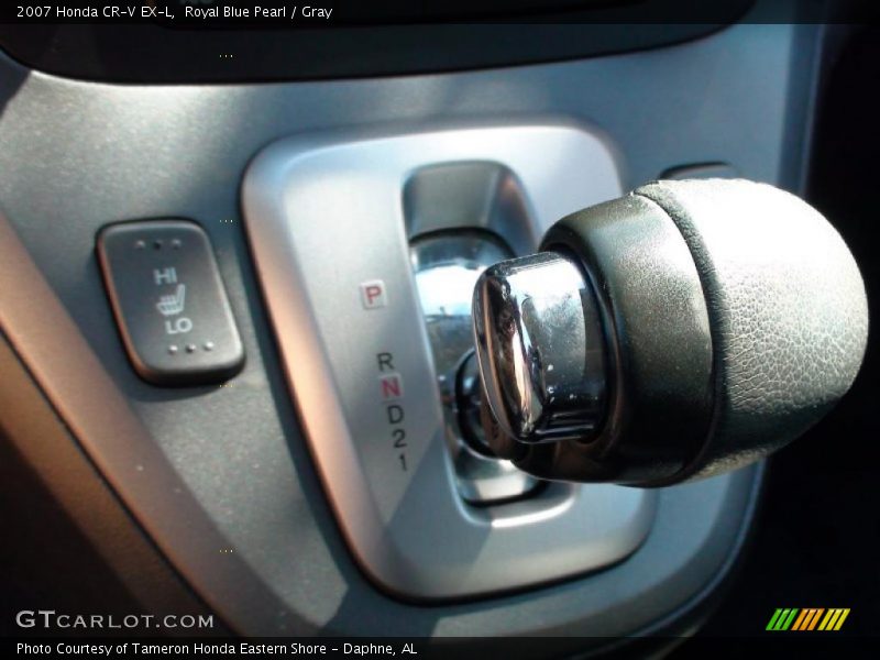 Royal Blue Pearl / Gray 2007 Honda CR-V EX-L