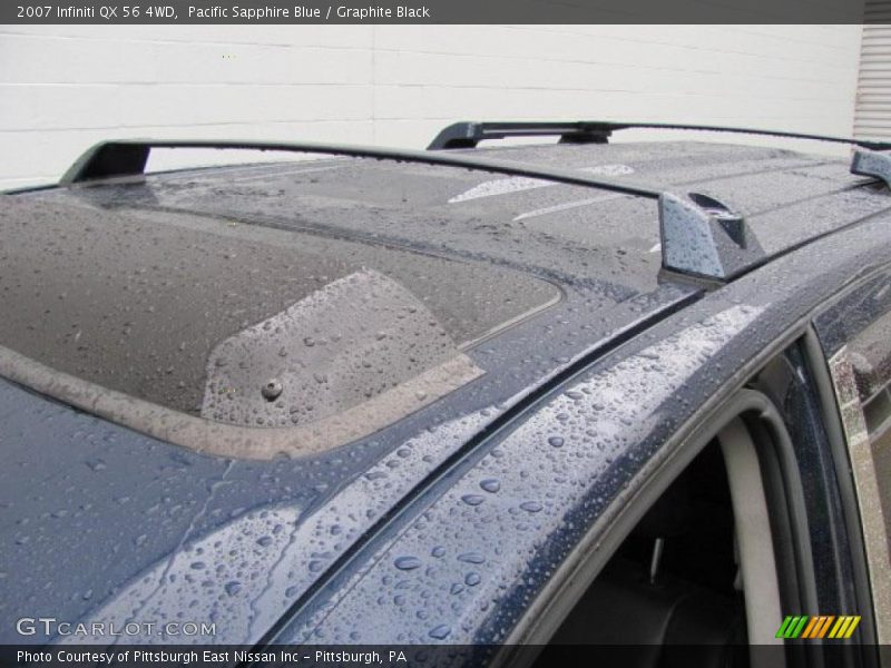 Pacific Sapphire Blue / Graphite Black 2007 Infiniti QX 56 4WD