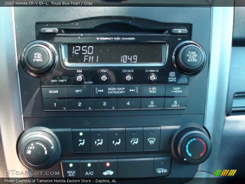 Royal Blue Pearl / Gray 2007 Honda CR-V EX-L