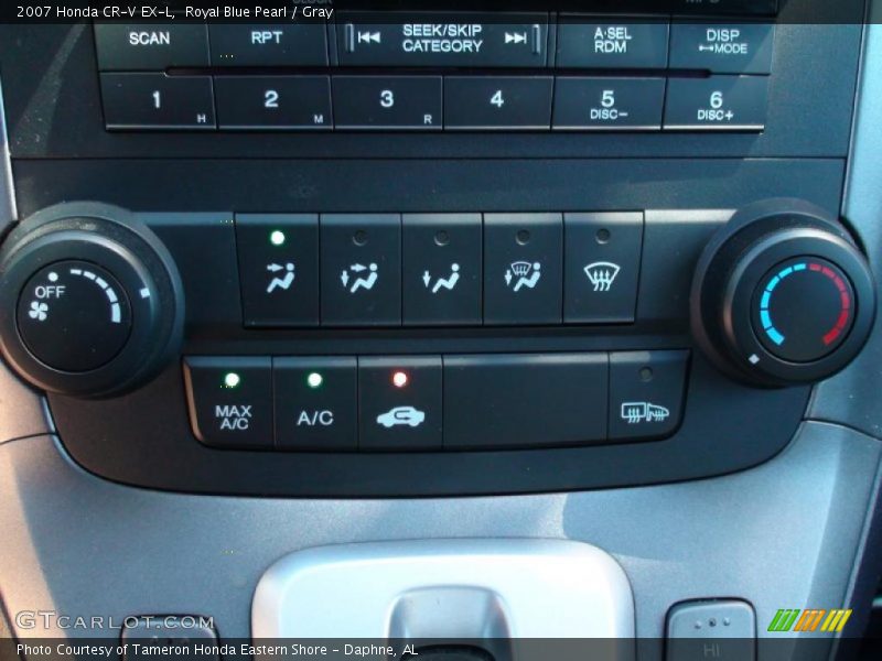 Royal Blue Pearl / Gray 2007 Honda CR-V EX-L
