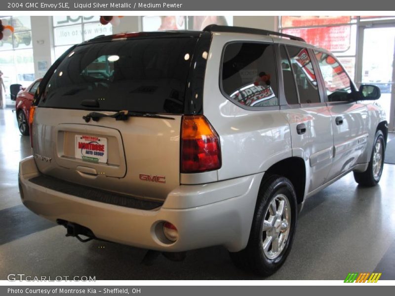 Liquid Silver Metallic / Medium Pewter 2004 GMC Envoy SLE