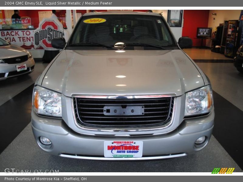 Liquid Silver Metallic / Medium Pewter 2004 GMC Envoy SLE