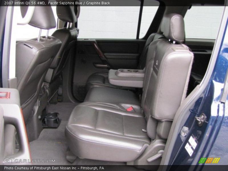 Pacific Sapphire Blue / Graphite Black 2007 Infiniti QX 56 4WD
