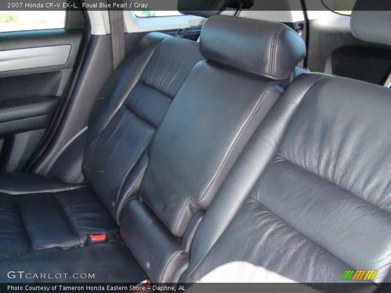 Royal Blue Pearl / Gray 2007 Honda CR-V EX-L