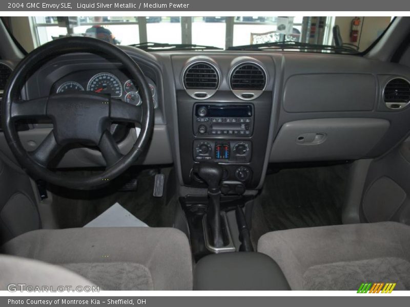 Liquid Silver Metallic / Medium Pewter 2004 GMC Envoy SLE