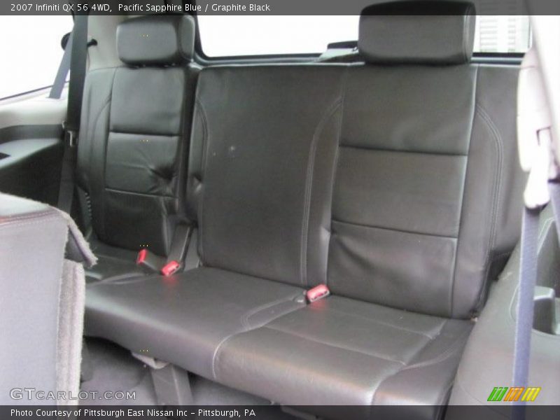 Pacific Sapphire Blue / Graphite Black 2007 Infiniti QX 56 4WD