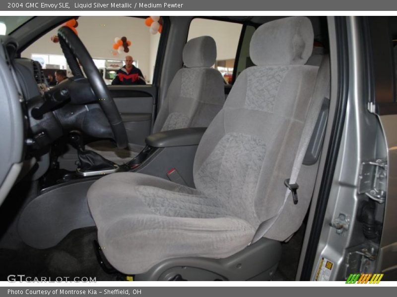 Liquid Silver Metallic / Medium Pewter 2004 GMC Envoy SLE