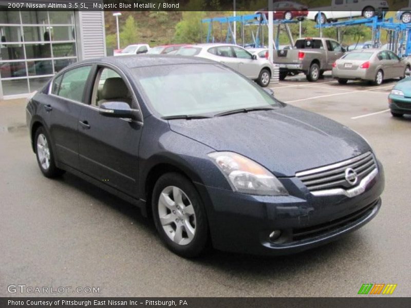 Majestic Blue Metallic / Blond 2007 Nissan Altima 3.5 SL