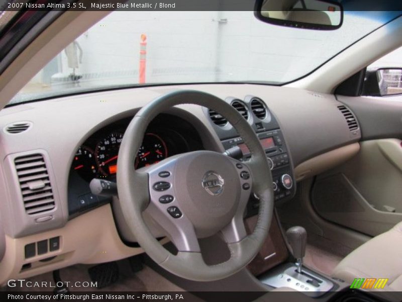 Majestic Blue Metallic / Blond 2007 Nissan Altima 3.5 SL