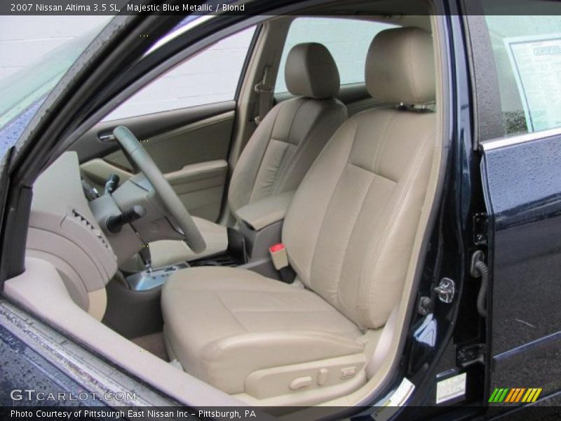 Majestic Blue Metallic / Blond 2007 Nissan Altima 3.5 SL