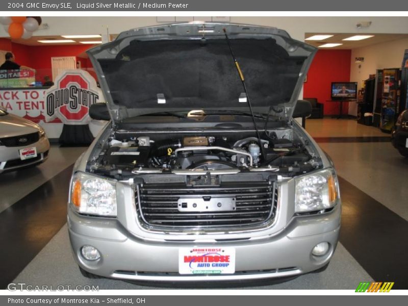 Liquid Silver Metallic / Medium Pewter 2004 GMC Envoy SLE