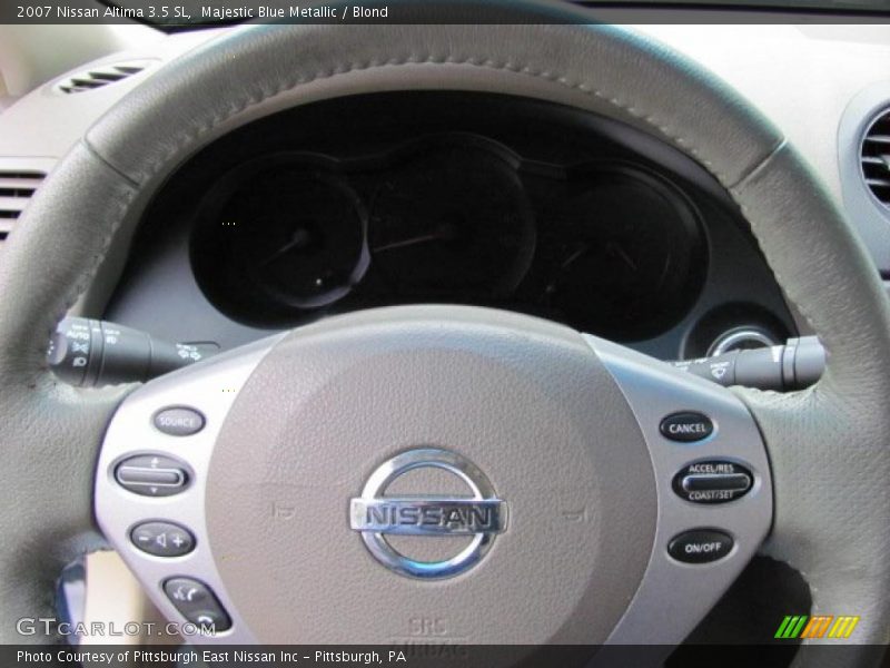 Majestic Blue Metallic / Blond 2007 Nissan Altima 3.5 SL