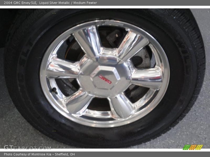Liquid Silver Metallic / Medium Pewter 2004 GMC Envoy SLE
