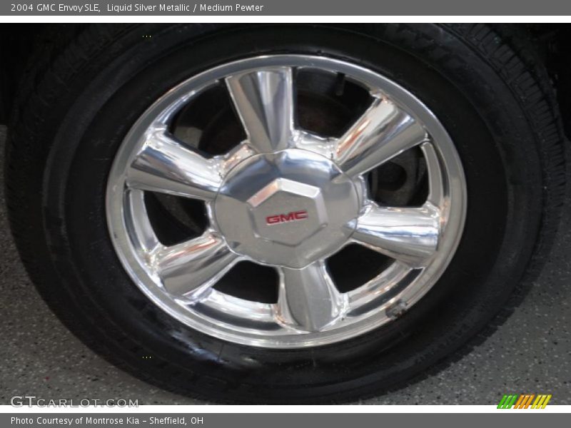Liquid Silver Metallic / Medium Pewter 2004 GMC Envoy SLE
