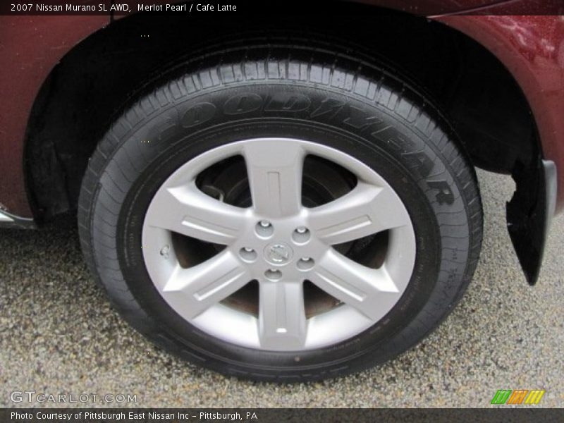 Merlot Pearl / Cafe Latte 2007 Nissan Murano SL AWD