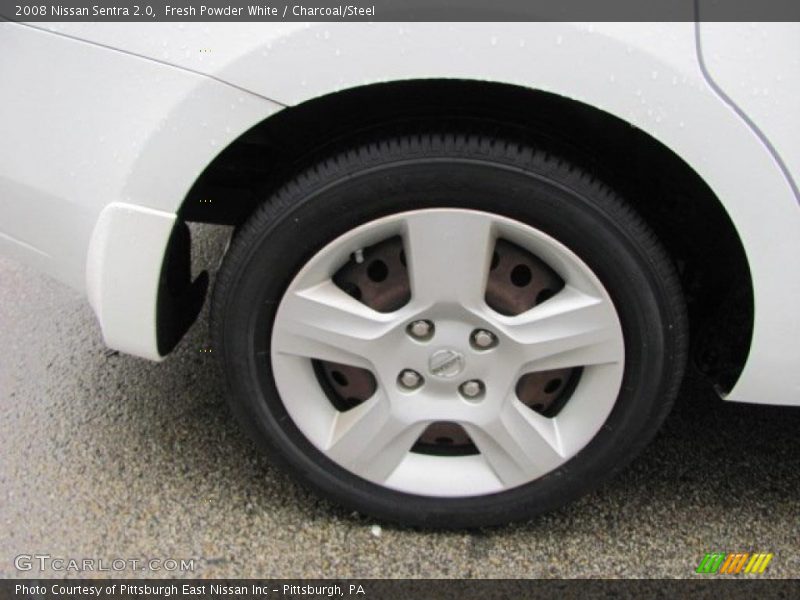 Fresh Powder White / Charcoal/Steel 2008 Nissan Sentra 2.0