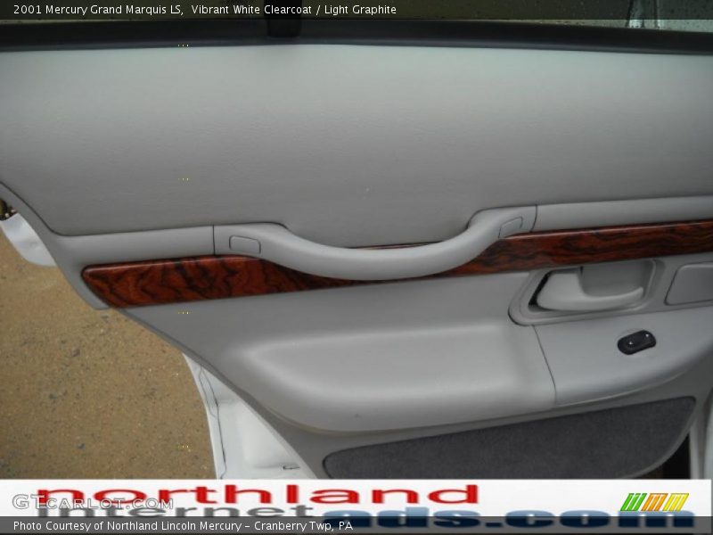 Vibrant White Clearcoat / Light Graphite 2001 Mercury Grand Marquis LS