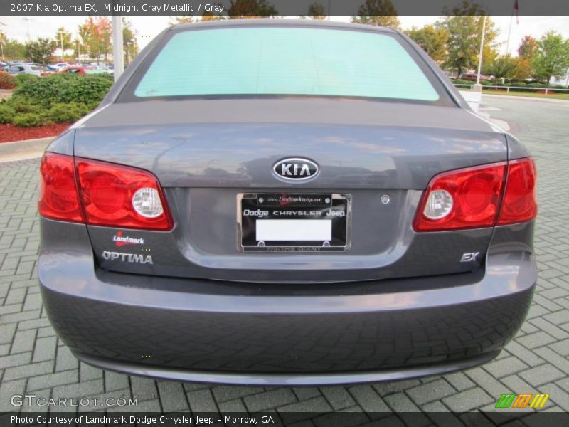 Midnight Gray Metallic / Gray 2007 Kia Optima EX