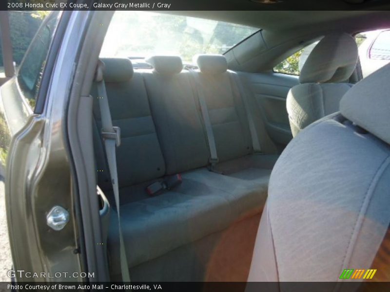 Galaxy Gray Metallic / Gray 2008 Honda Civic EX Coupe