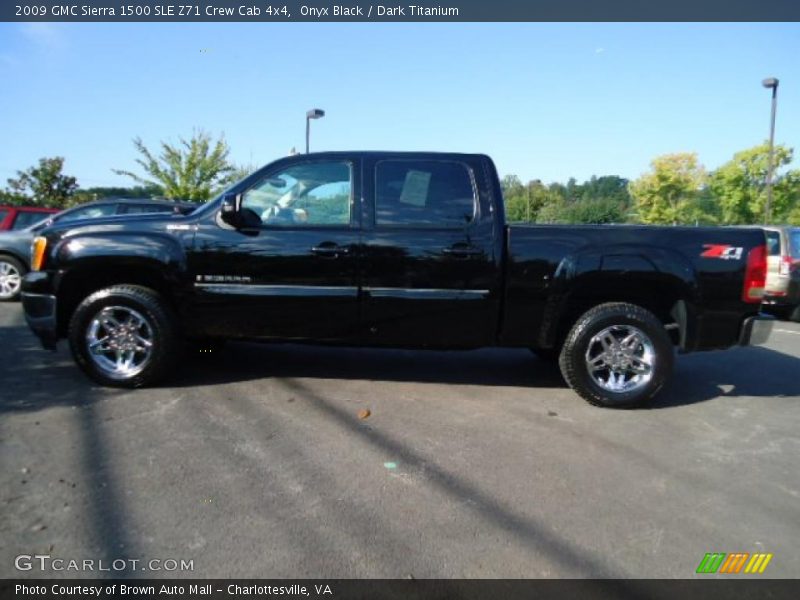 Onyx Black / Dark Titanium 2009 GMC Sierra 1500 SLE Z71 Crew Cab 4x4