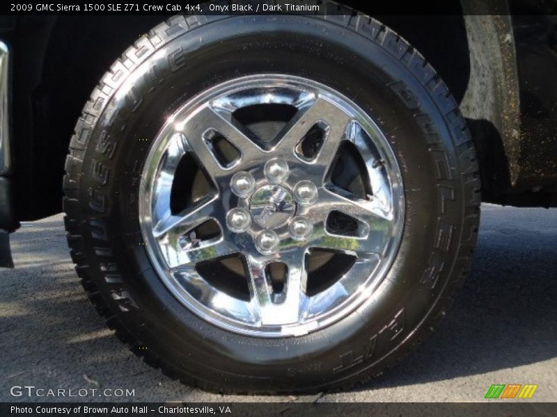 Onyx Black / Dark Titanium 2009 GMC Sierra 1500 SLE Z71 Crew Cab 4x4