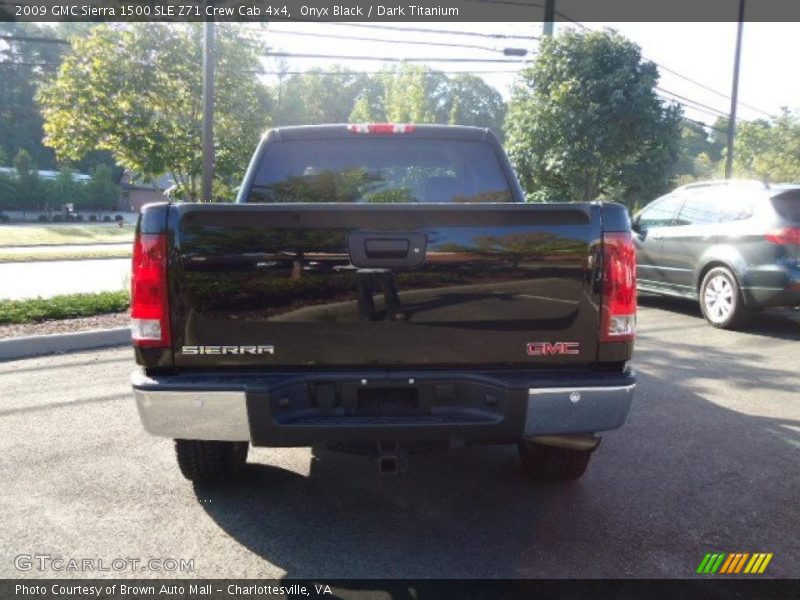 Onyx Black / Dark Titanium 2009 GMC Sierra 1500 SLE Z71 Crew Cab 4x4