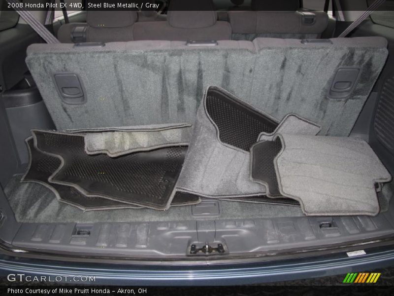 Steel Blue Metallic / Gray 2008 Honda Pilot EX 4WD