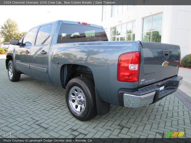 Blue Granite Metallic / Dark Titanium 2009 Chevrolet Silverado 1500 Crew Cab