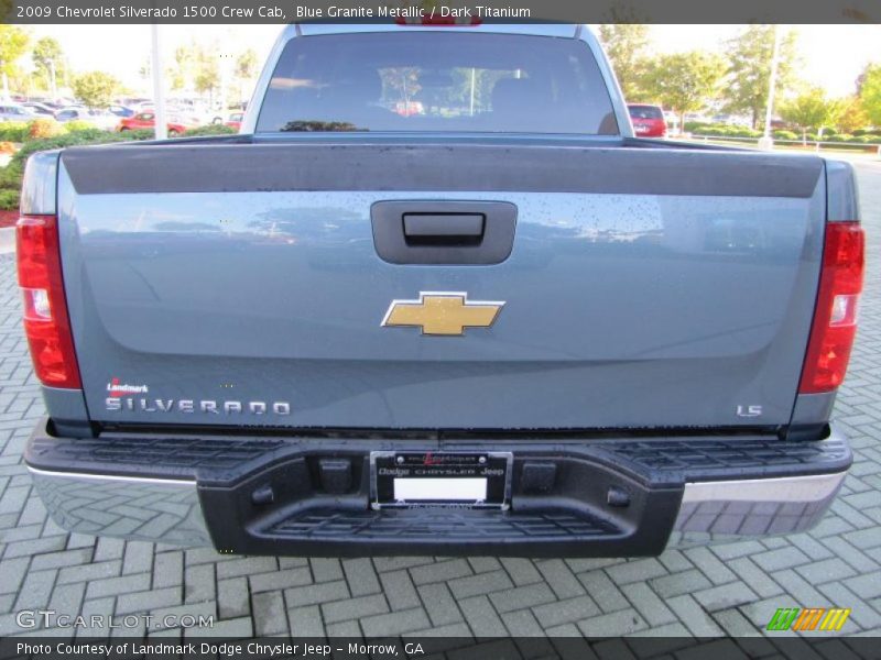 Blue Granite Metallic / Dark Titanium 2009 Chevrolet Silverado 1500 Crew Cab