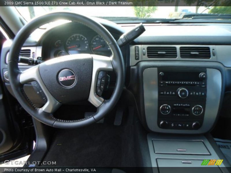 Onyx Black / Dark Titanium 2009 GMC Sierra 1500 SLE Z71 Crew Cab 4x4