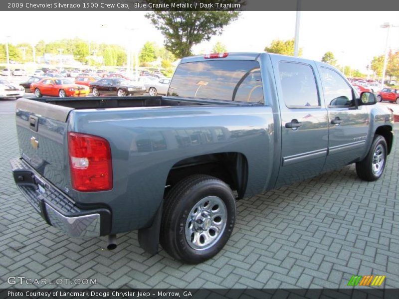 Blue Granite Metallic / Dark Titanium 2009 Chevrolet Silverado 1500 Crew Cab