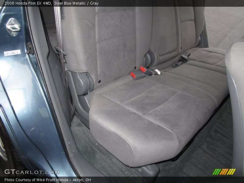 Steel Blue Metallic / Gray 2008 Honda Pilot EX 4WD