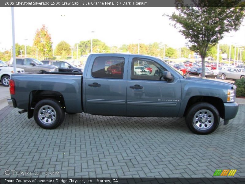 Blue Granite Metallic / Dark Titanium 2009 Chevrolet Silverado 1500 Crew Cab