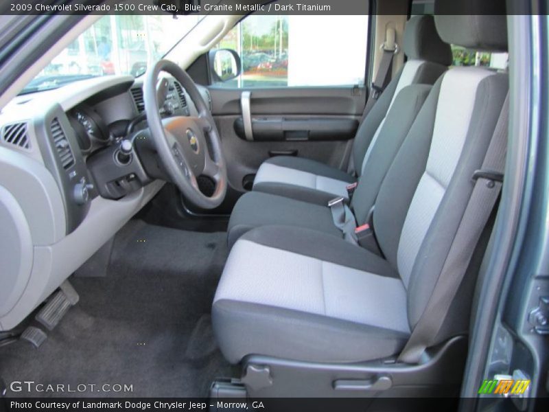 Blue Granite Metallic / Dark Titanium 2009 Chevrolet Silverado 1500 Crew Cab