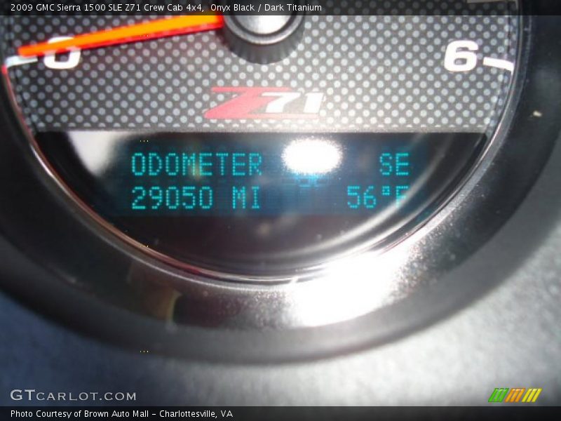 Onyx Black / Dark Titanium 2009 GMC Sierra 1500 SLE Z71 Crew Cab 4x4