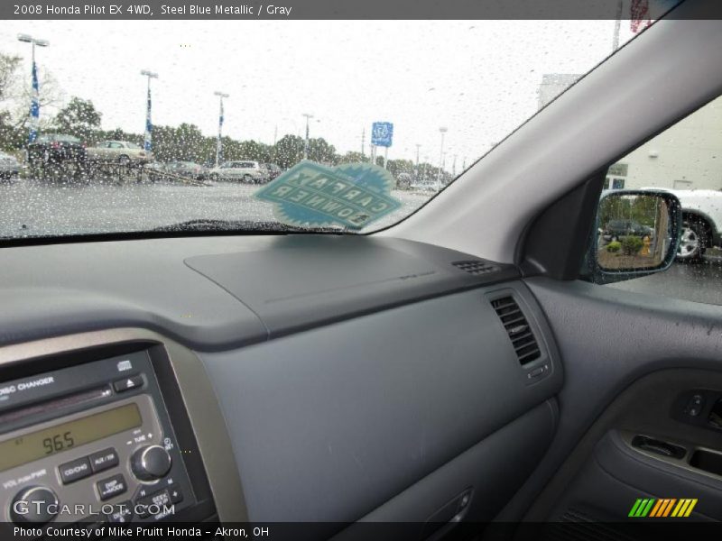 Steel Blue Metallic / Gray 2008 Honda Pilot EX 4WD