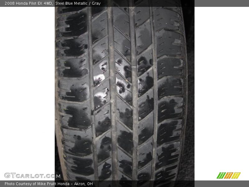 Steel Blue Metallic / Gray 2008 Honda Pilot EX 4WD