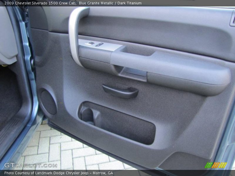 Blue Granite Metallic / Dark Titanium 2009 Chevrolet Silverado 1500 Crew Cab