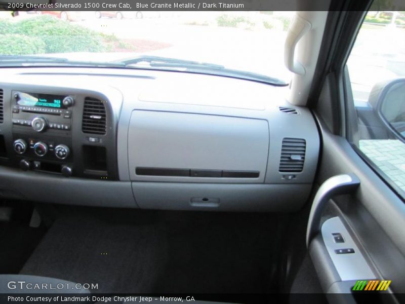 Blue Granite Metallic / Dark Titanium 2009 Chevrolet Silverado 1500 Crew Cab