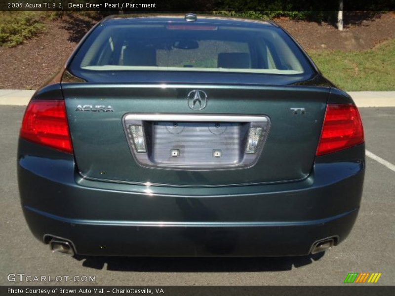 Deep Green Pearl / Parchment 2005 Acura TL 3.2