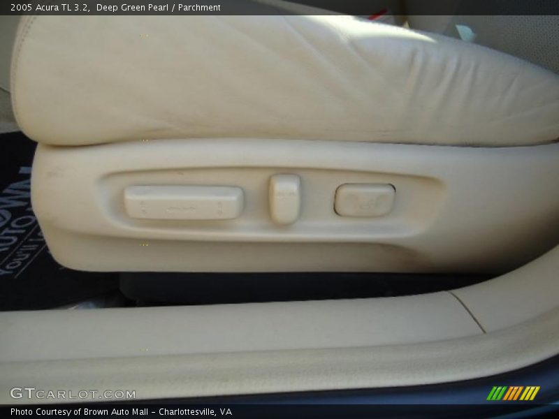 Deep Green Pearl / Parchment 2005 Acura TL 3.2