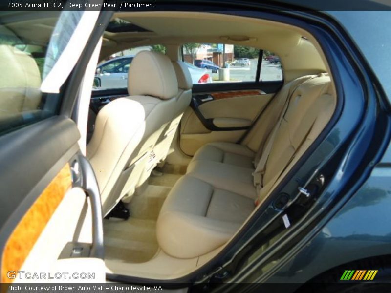 Deep Green Pearl / Parchment 2005 Acura TL 3.2