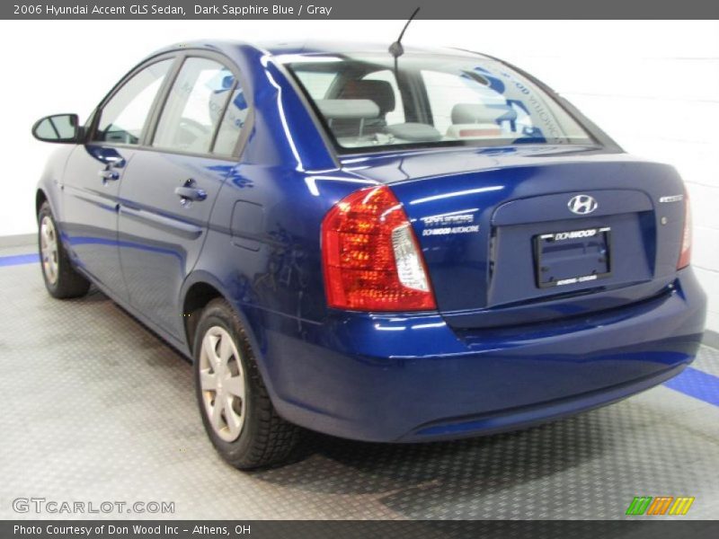 Dark Sapphire Blue / Gray 2006 Hyundai Accent GLS Sedan