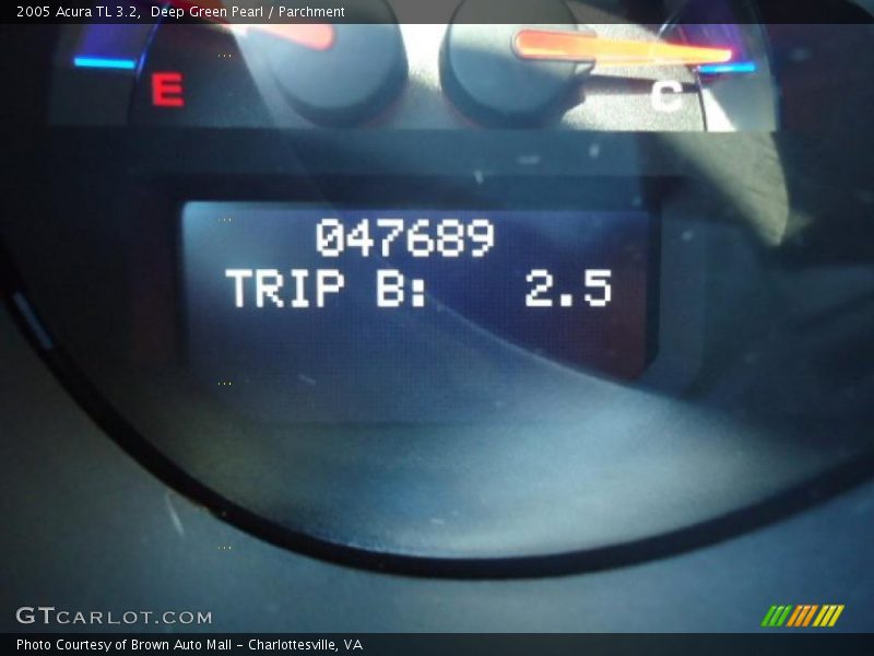 Deep Green Pearl / Parchment 2005 Acura TL 3.2