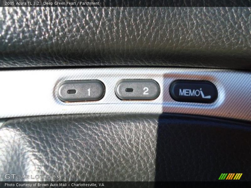 Deep Green Pearl / Parchment 2005 Acura TL 3.2